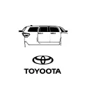 2 door Toyota 4runner tattoo design idea
