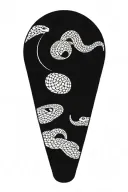 mandala and snake wrapped tattoo design idea