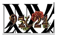 The date 05 24 2007 in roman numerals tattoo design idea