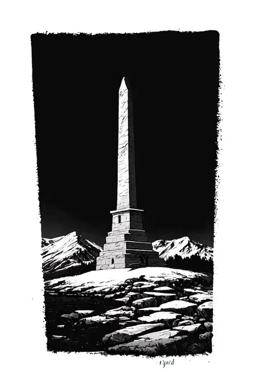 Sverd I fjell monument from Norway tattoo design idea
