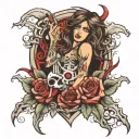 rock of ages  tattoo design idea