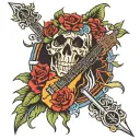 rock of ages  tattoo design idea