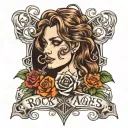 rock of ages  tattoo design idea