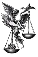 Libra tattoo design idea