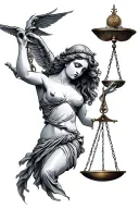 Libra tattoo design idea