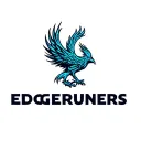 The Logo for the cyberpunk edgerunners with wires and a phoenix tattoo design idea