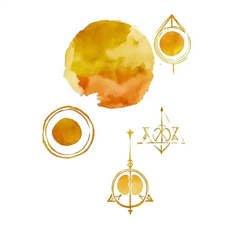 Harry Potter, deathly hallows, always tattoo design idea