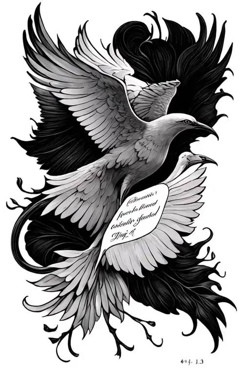 Philippians 4: 13 bible tattoo design idea