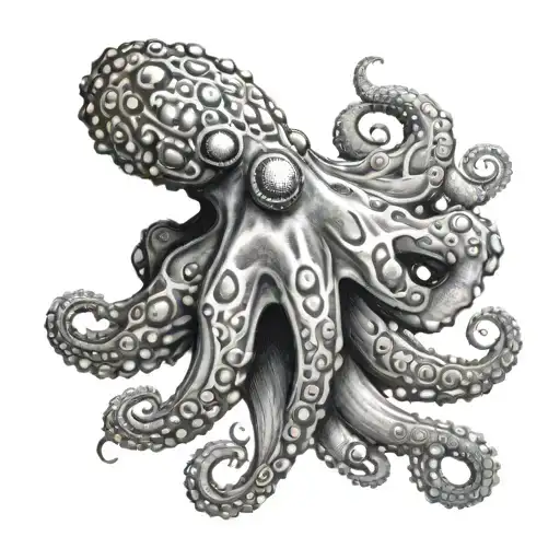 blue ringed octopus tentacles tattoo design idea