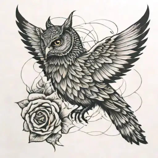 bad omens tattoo design idea