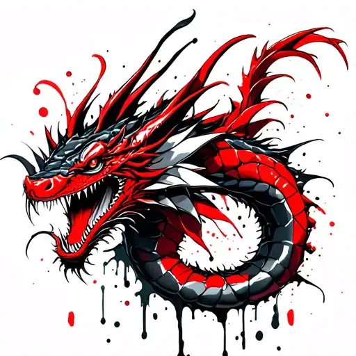 gyarados tattoo design idea