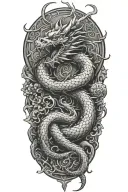 dragon tattoo design idea