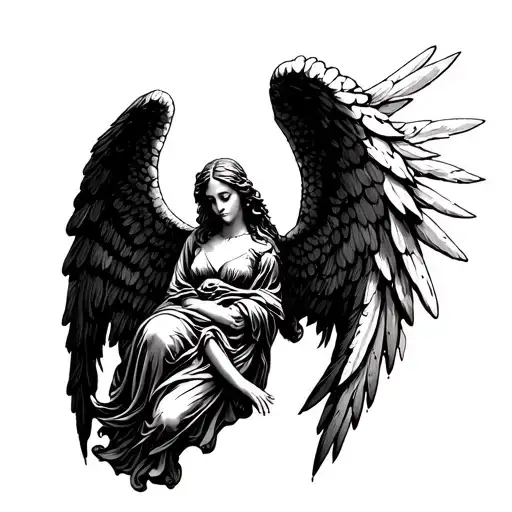 The Haserot Angel tattoo design idea