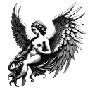 The Haserot Angel tattoo design idea
