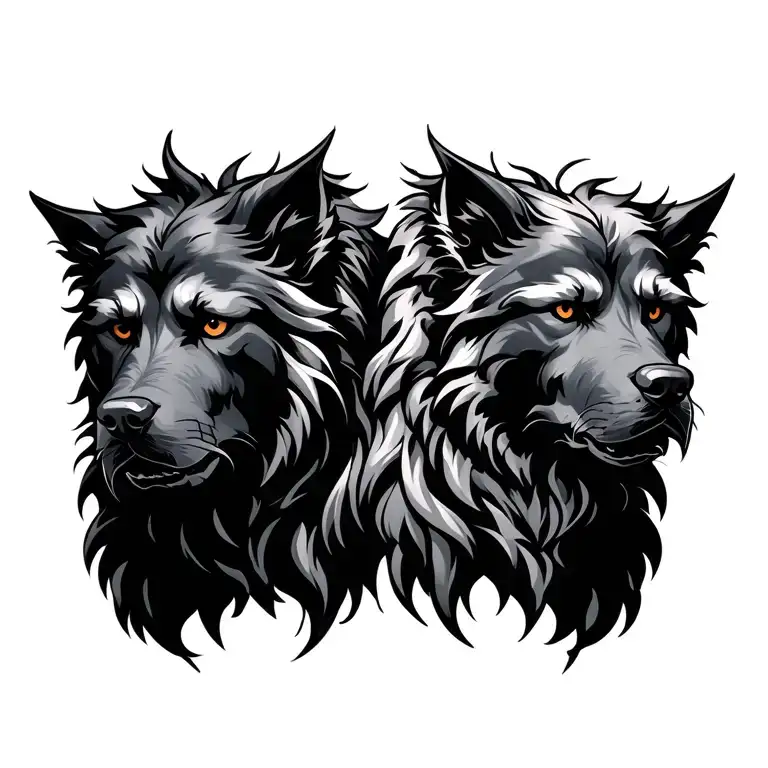 cerberus tattoo design idea
