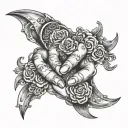 God's got me writing for hand tattoo design tattoo design idea