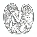weeping Angel tattoo design idea