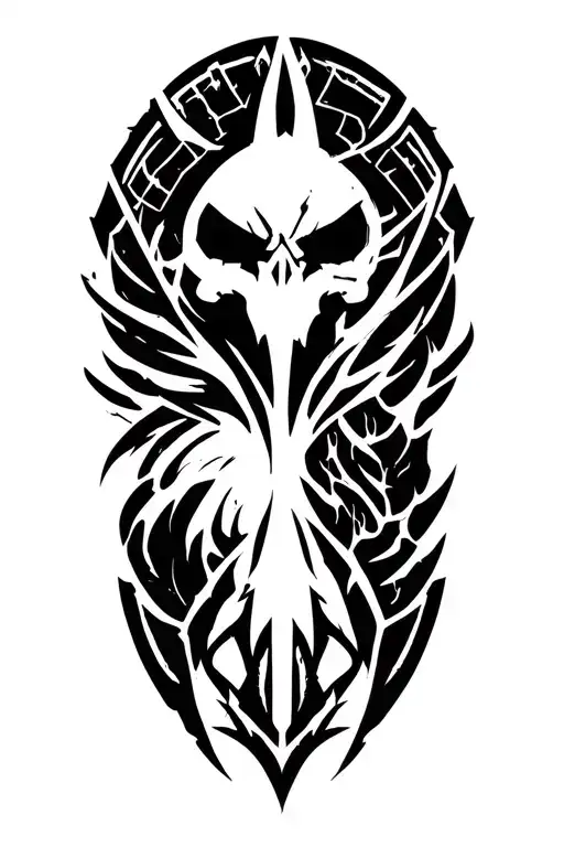 Skyrim borderlands logos tattoo design idea