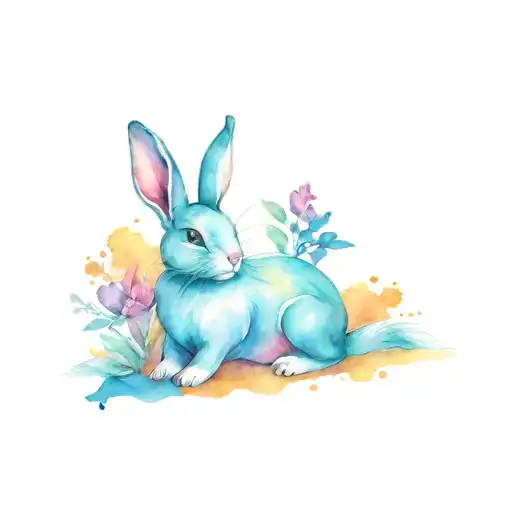 bad bunny a summer without you tattoo design idea