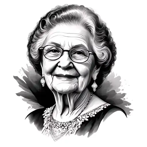 Grandma Memorial tattoo design idea