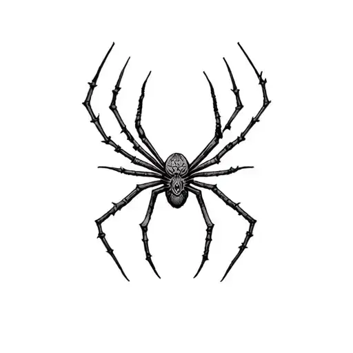 Coverup Spider Webs tattoo design idea