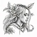 Billie Eilish tattoo design idea