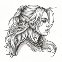 Billie Eilish tattoo design idea