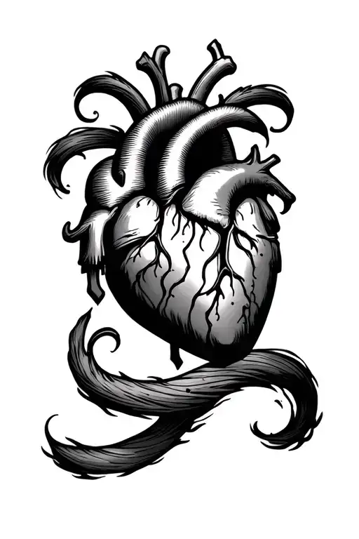 heart crying old school tattoo design tattoo design idea