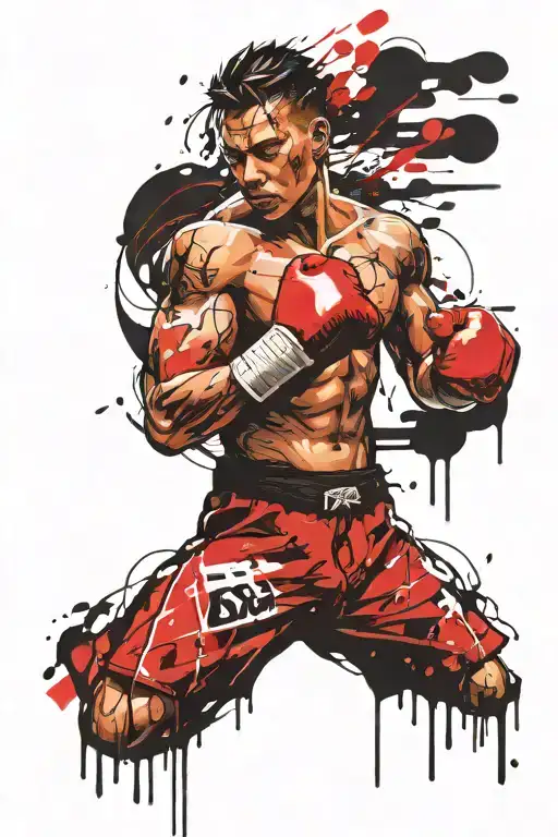 tatoo idea based on boxing community gathering around a fire tattoo design idea