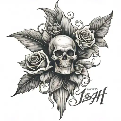 a forearm tattoo about Isaiah 41:10 in english tattoo design idea