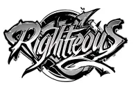 "Righteous" graffiti style font tattoo design idea
