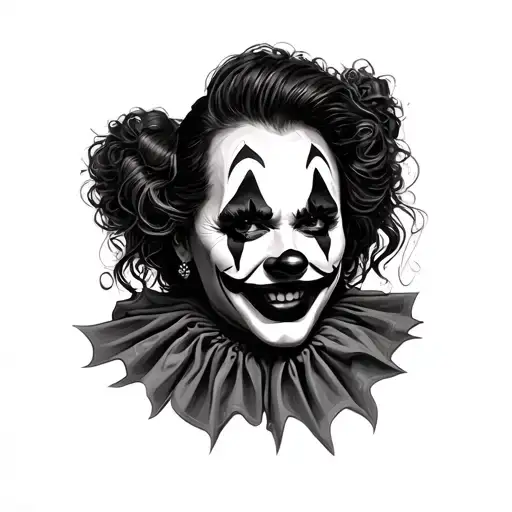 Chola Clown tattoo design idea