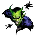 Green Goblin marvel tattoo design idea