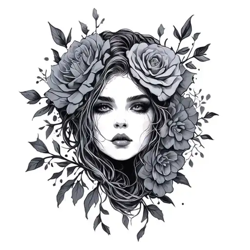 Dark Romance tattoo design idea
