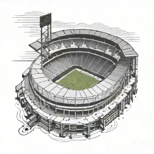 vfB Stuttgart stadium surrounded tattoo design idea