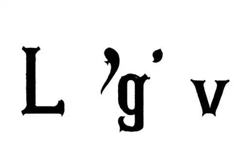 "L g v" tattoo design idea
