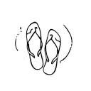 Flip Flop tattoo design idea