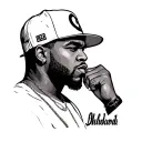 50 Cent tattoo design idea