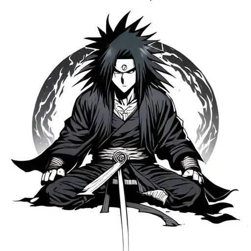 Madara Uchiha tattoo design idea
