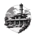 Frank Lloyd Wright tattoo design idea
