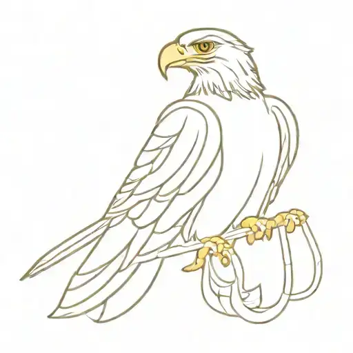 golden Eagle syrup tattoo design idea