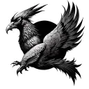 Phoenix tattoo design idea