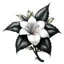 Paperwhite tattoo design idea