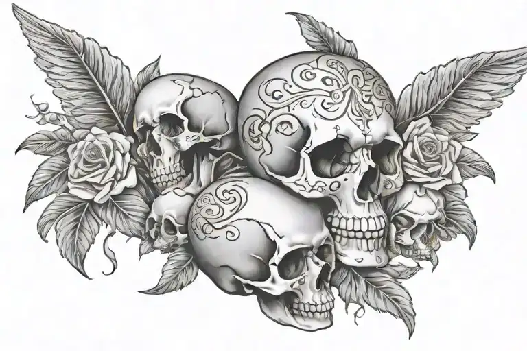 Memento Mori Memento Living & Memento Mori tattoo design idea