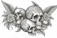 Memento Mori Memento Living & Memento Mori tattoo design idea