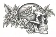 Memento Mori Memento Living & Memento Mori tattoo design idea