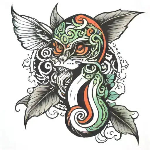 Butthole tattoo design idea