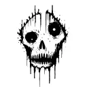 zombie bite tattoo design idea