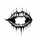 zombie bite tattoo design idea