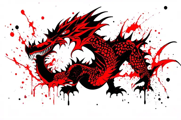 porunga dragon ball tattoo design idea